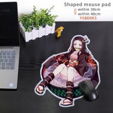 Demon Slayer anime shaped mouse pad 40x40CM