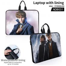 Fantastic Beasts laptop with lining computer packa...