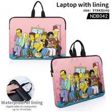 The Simpsons anime laptop with lining computer pac...
