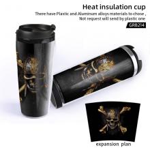 Pirates of the Caribbean plastic insulated mug cup