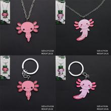 Axolotl key chain/necklace