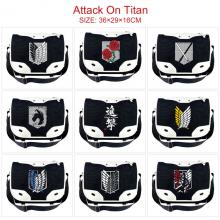 Attack on Titan waterproof nylon satchel shoulder bag