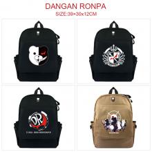 Dangan Ronpa anime canvas backpack bag