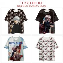 Tokyo ghoul anime short sleeve t-shirt