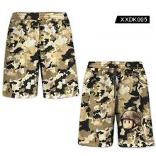Camouflage casual shorts trousers