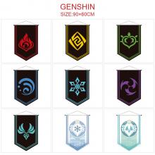 Genshin Impact game flags 90*60CM