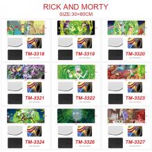 Rick and Morty anime big mouse pad mat 30*80CM