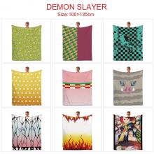 Demon Slayer anime flano summer quilt blanket