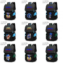Sonic The Hedgehog game backpack school bag