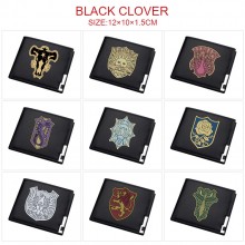 Black Clover anime black wallet