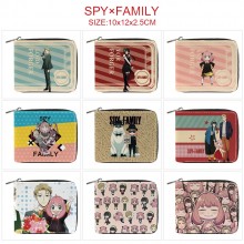 SPY FAMILY anime zipper wallet purse