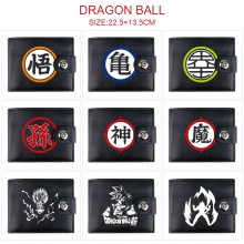 Dragon Ball anime card holder magnetic buckle wallet purse