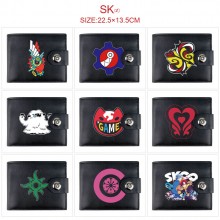 SK8 the Infinity anime card holder magnetic buckle wallet purse