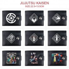 Jujutsu Kaisen anime card holder magnetic buckle wallet purse