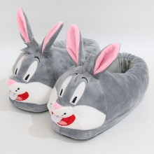 Bugs Bunny anime plush shoes slippers a pair 28CM