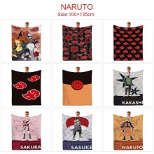 Naruto anime flano summer quilt blanket