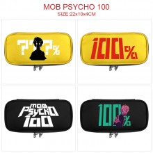 Mob Psycho 100 anime canvas pen case pencil bag