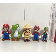 Super Mario anime figures set(5pcs a set)(OPP bag)