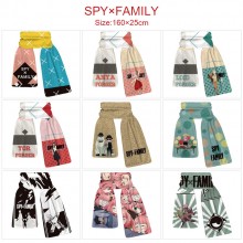 SPY FAMILY anime wrap scarf