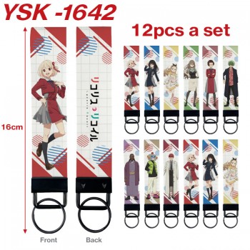 Lycoris Recoil anime rope key chains set(12pcs a set)