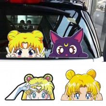 Sailor Moon anime car stickers