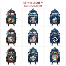 SPY FAMILY anime canvas camouflage backpack bag