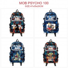 Mob Psycho 100 anime canvas camouflage backpack bag