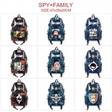 SPY FAMILY anime USB camouflage backpack school ba...