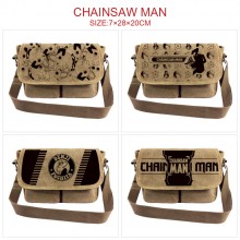 Chainsaw Man anime canvas satchel shoulder bag