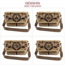 Genshin Impact game canvas satchel shoulder bag