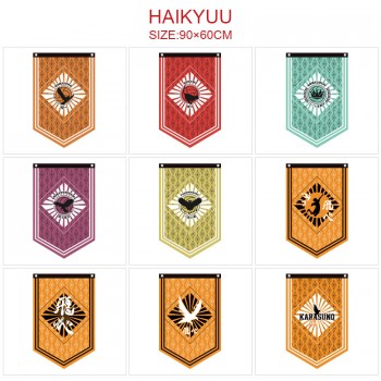 Haikyuu anime flags 90*60CM
