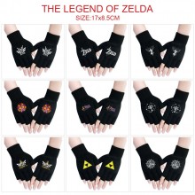 The Legend of Zelda game cotton half finger gloves...