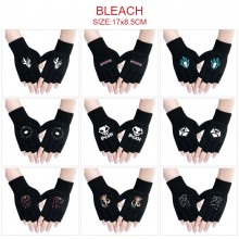 Bleach anime cotton half finger gloves a pair