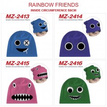 Rainbow Friends game flannel hats hip hop caps