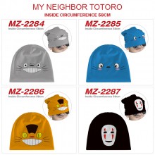 Totoro anime flannel hats hip hop caps