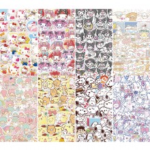 Melody Cinnamoroll Hello Kitty Kuromi stickers set...