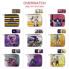 Overwatch game zipper wallet purse
