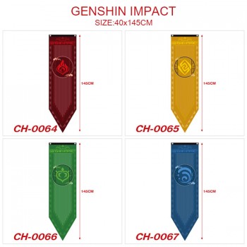 Genshin Impact game flags 40*145CM