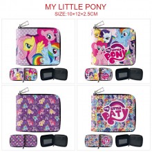 My Little Pony anime zipper wallet purse