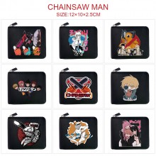 Chainsaw Man anime zipper wallet purse