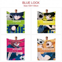 Blue Lock anime flano summer quilt blanket