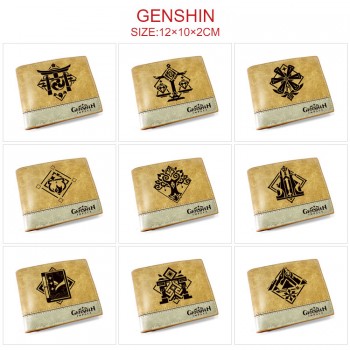 Genshin Impact game wallet purse