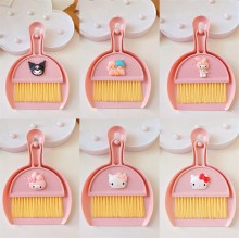 Melody Cinnamoroll Kuromi Kitty desktop broom brush dustpan set