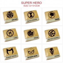 Super Hero Iron Siper Super Man wallet purse