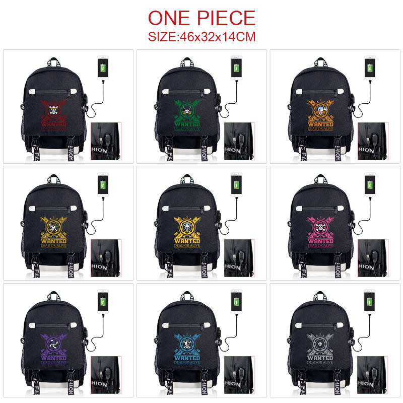 Shop Compaq Anime One Piece Casual Canvas Backpack, Black | Dragon Mart UAE