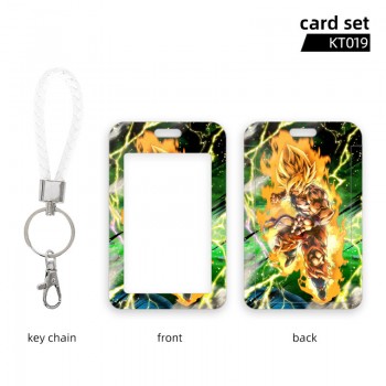 Dragon Ball anime UV ID cards holders cases key chain