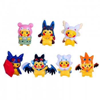 Pokemon Pikachu anime figures set(7pcs a set)(OPP bag)
