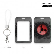 Naruto anime UV ID cards holders cases key chain