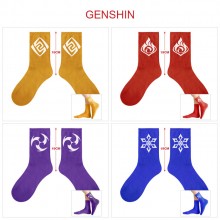 Genshin Impact game cotton socks(price for 5pairs)