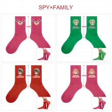 SPY FAMILY anime cotton socks(price for 5pairs)